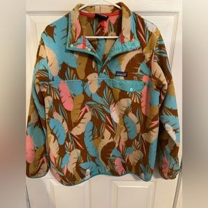 Women’s Patagonia Lightweight Synchilla Snap-T Fleece Pullover Jacket Size XL